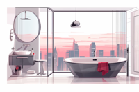 luxury accents bathroom-decor